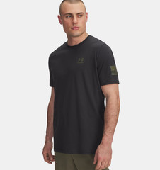 Under Armour Men’s Freedom Flag T-Shirt Size: Large -Black – 6004096-003