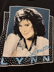 Vintage 1990s Loretta Lynn Shirt Tee XL Country Tour Dolly Parton Ernest Tubb