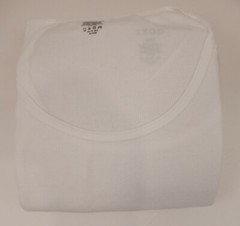 GENUINE IZOD 3 PACK MENS 4XL BIG 100% COTTON WHITE TANK TOP T-SHIRTS UNDERSHIRTS