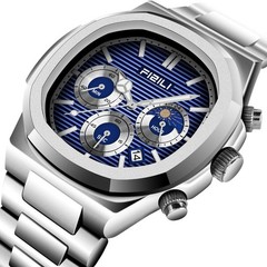 Men’s Fashion Watch Stainless Steel Business Quartz Watches Luxury Waterproof…