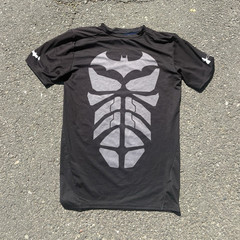 Under Armour Men’s XL Black/Gray Crew Neck Short Sleeve Batman HeatGear Tee