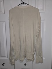 Fear Of God FOG Collection One 2015-2016 Beige Waffle Henley Men’s Size Large