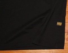 Mens G-STAR ORIGINALS RAW DENIM Graphic Tee BLACK T-Shirt XXL 100% Cotton *3F
