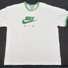 Nike Air Ringer T-Shirt XL White Green Logo Vintage Style Athleisure Iconic