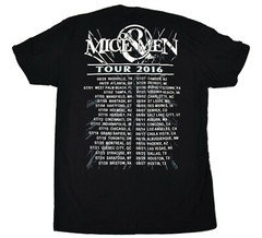 Of Mice & Men Mens 2016 Concert Tour Shirt New S, M