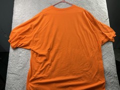 Gildan DryBlend Shirt Mens 3XL Orange Pocket Tee Crewneck Tagless Short Sleeve