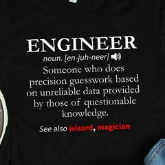 Engineer Definition Shirt, Engineer Shirts, Mechanical Civil Electrical