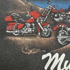 Vtg 1992 Harley Davidson T-Shirt Mens XL Coastal SC 20 Years Made In USA Eagle