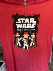 Star Wars Night at Busch Stadium 2013, 2015, 2016 T-Shirt Size XL