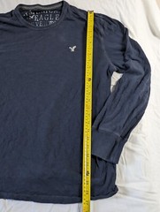 AMERICAN EAGLE SEVENTY SEVEN LONG SLEEVE MEN’S SHIRT SIZE XXL BLUE MAN’S CLOTHES