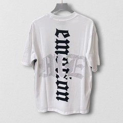 Mixed Emotion Mens T-Shirt Tee “Beach” Rhinestone Short Sleeve | Small-Large