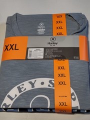 NWT – Hurley – 2 Pack Men’s Graphic Tees – Dark & Light Blue – XXL