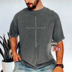 Comfort Colors John 14 6 Shirt, Yeshua Shirt,Jesus is King Merch,The Way