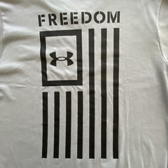Under Armour Men’s Freedom Flag Loose Fit T-Shirt Color Gray Size Small