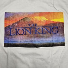 Disney The Lion King Shirt LARGE Movie Premier Promo Single Stitch 1994 USA