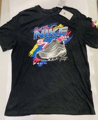 Nike Mens Sportswear Air Ma Racing Graphic Black T-Shirt DR8000-010 Size XL