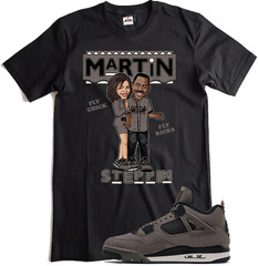 We Will Fit shirt to match Jordan 4 Cave stone grey black gray