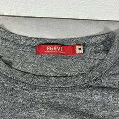 Agave Denim Standard Fit T-Shirt Mens Medium Heather Gray Crew Neck Tee