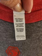 Matco Tools Raglan Baseball Tee Shirt District Perfect Tri Gray Red Size Small