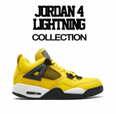 Sneaker Tees Shirt Match Jordan 4 Lightning – Raging Face Tee Shirts