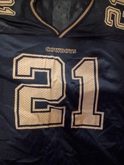 Vintage Deion Sanders Dallas Cowboys Champion Jersey NFL Authentic Size 48 L-XL