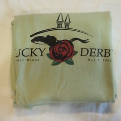 VTG 2005 KENTUCKY DERBY 131 T Shirt Green Churchill Downs Giacomo Tee Y2K Mens L