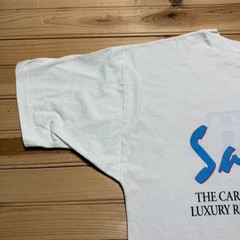 Vintage 90s Sandals Luxury Resorts Beach Caribbean Vacation Promo T-Shirt XL
