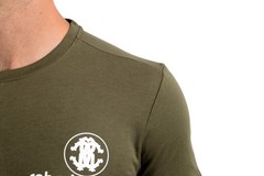 Roberto Cavalli Men’s Olive Green Crewneck T-Shirt US 2XL IT 56