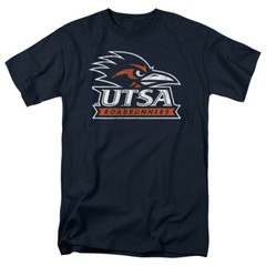 UTSA Adult T-Shirt Distressed Primary Logo, Navy, S-5XL