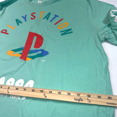 PlayStation 1994 Long Sleeve Shirt Men’s Large Green Sony Graphic Tee