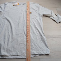 NEW Carhartt Relaxed Fit Heavyweight Long Sleeve T-Shirt Mens M Mountain Graphic
