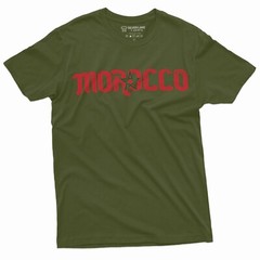 Morocco T-shirt Kingdom of Morocco Flag Tee Mens Shirt Patriotic National Tee