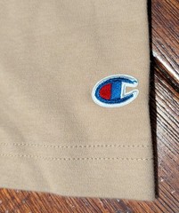 Champion Men’s Rochester Base NY Tan Stretch Crewneck T-Shirt Size Medium – NWT