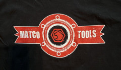 Matco Tools Logo Men’s T-Shirt Black/White/Red Men’s Tee Size 2XL New