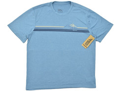 Eddie Bauer Men’s XL Blue Graphic Mountain T-Shirt New With Tags Short Sleeve