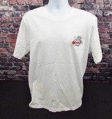 Quiksilver Men’s Large T-Shirt White Cotton Dragon Graphic QS002072Y NWT.
