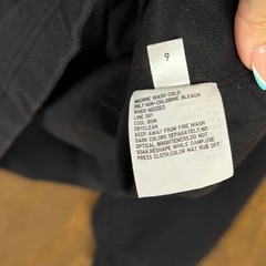 Uniqlo Mens Shirt Black Thick High Neck Stretch Minimalist Dark Academia L