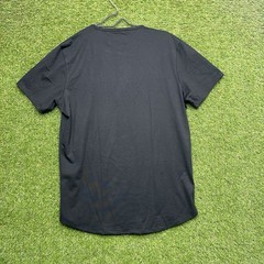 Cuts Clothing Henley Shirt Mens Large Short Sleeve Curve-Hem Fit Black NWT
