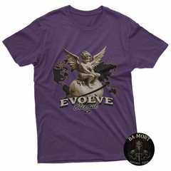Vintage Evolve Eternal World Graphic Streetwear T-Shirt