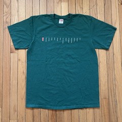 Supreme SS19 International Stores Tee L Green Cities Graphic Made in USA