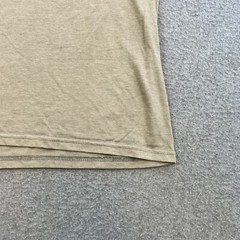 Adidas Go To Tee Mens Small Beige Short Sleeve Graphic Pullover Casual Adult