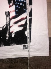 21 Savage Official American Dream Album Flag Portrait T Shirt White M *defect