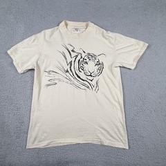 Vintage San Diego Zoo Shirt Mens Large Tiger Art Stedman Single Stitch Made USA