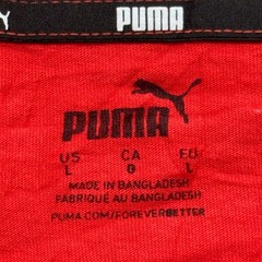 Puma Classic Logo Crewneck T-Shirt Red