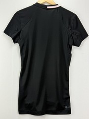 Adidas Aeroready Parley Ocean Plastic Shirt Womens Small Black Pink Athletic Tee