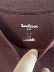 NEW Goodfellow & Co. “Every Wear Tee” Adult Size Large Crewneck Standard Fit