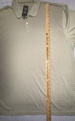 Van Heusen Mens size XL Polo Shirt Short Sleeve Beige NWT