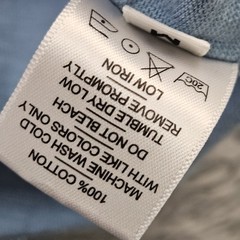 AMERICAN GIANT T Shirt Medium Slub Cotton Made in USA Sky Blue