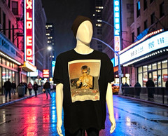 Bruce Lee Graphic Tee Men’s 3XL Black Crew Neck Short Sleeve Knit Cotton