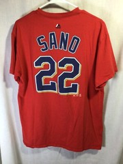 Minnesota Twins #22 Sano Red Large Cotton MLB Licensed T Shirt